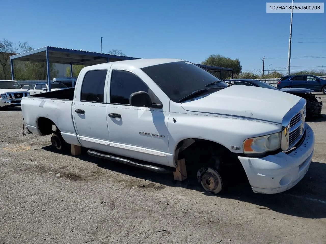 2005 Dodge Ram 1500 St VIN: 1D7HA18D65J500703 Lot: 72071144