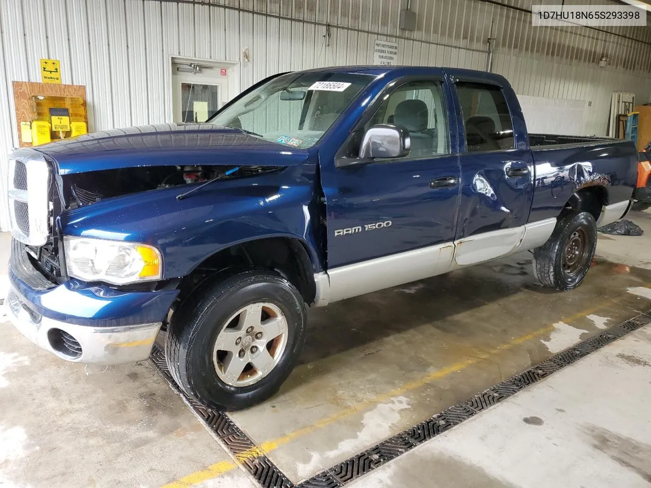 2005 Dodge Ram 1500 St VIN: 1D7HU18N65S293398 Lot: 72186504