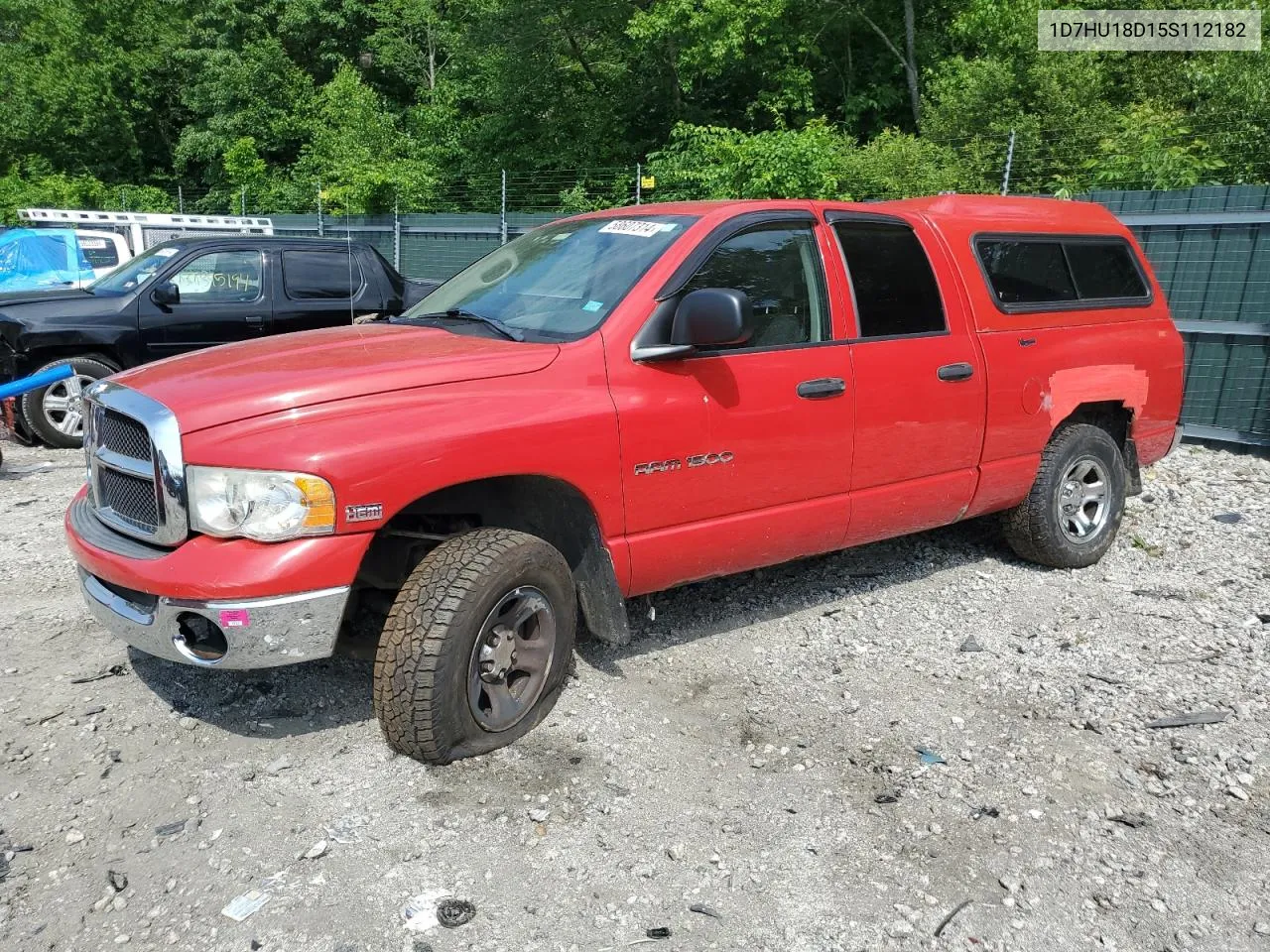 2005 Dodge Ram 1500 St VIN: 1D7HU18D15S112182 Lot: 72309184