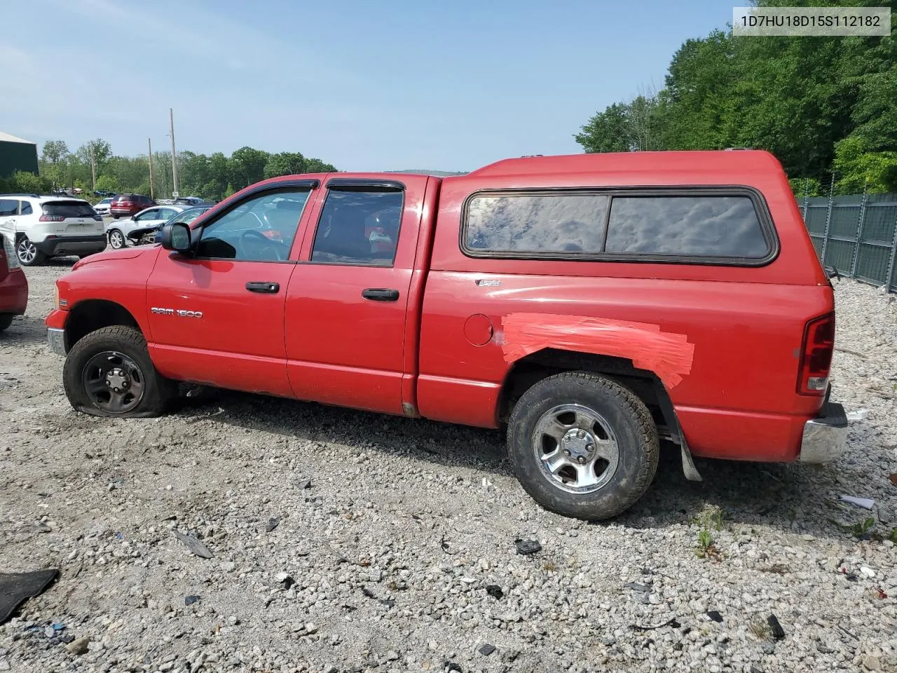 2005 Dodge Ram 1500 St VIN: 1D7HU18D15S112182 Lot: 72309184