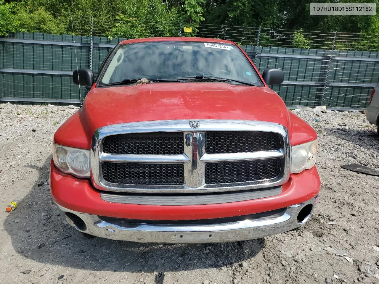 2005 Dodge Ram 1500 St VIN: 1D7HU18D15S112182 Lot: 72309184