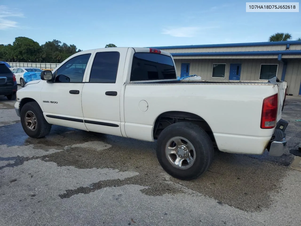 2005 Dodge Ram 1500 St VIN: 1D7HA18D75J652618 Lot: 72393064