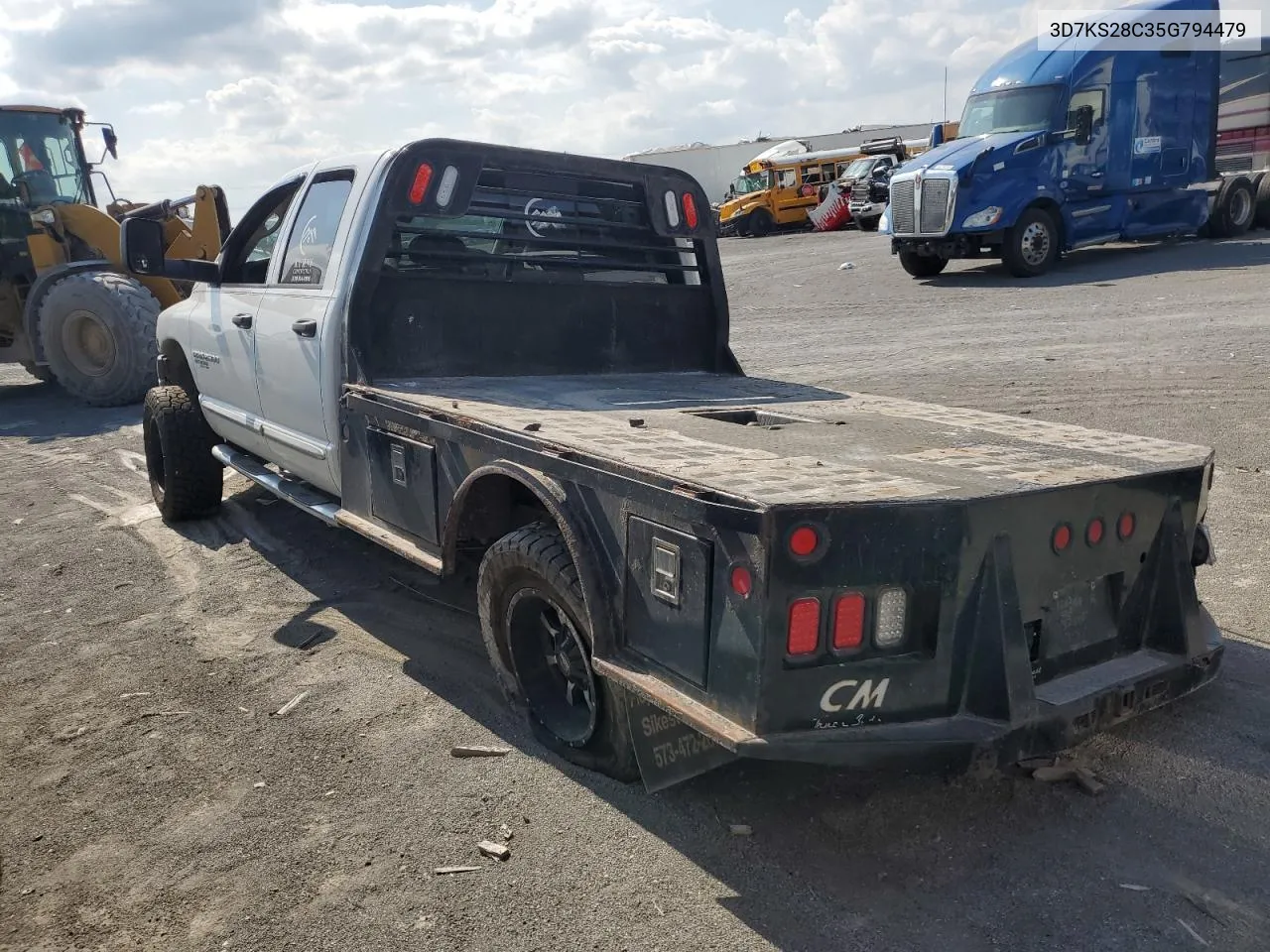 2005 Dodge Ram 2500 St VIN: 3D7KS28C35G794479 Lot: 72552984