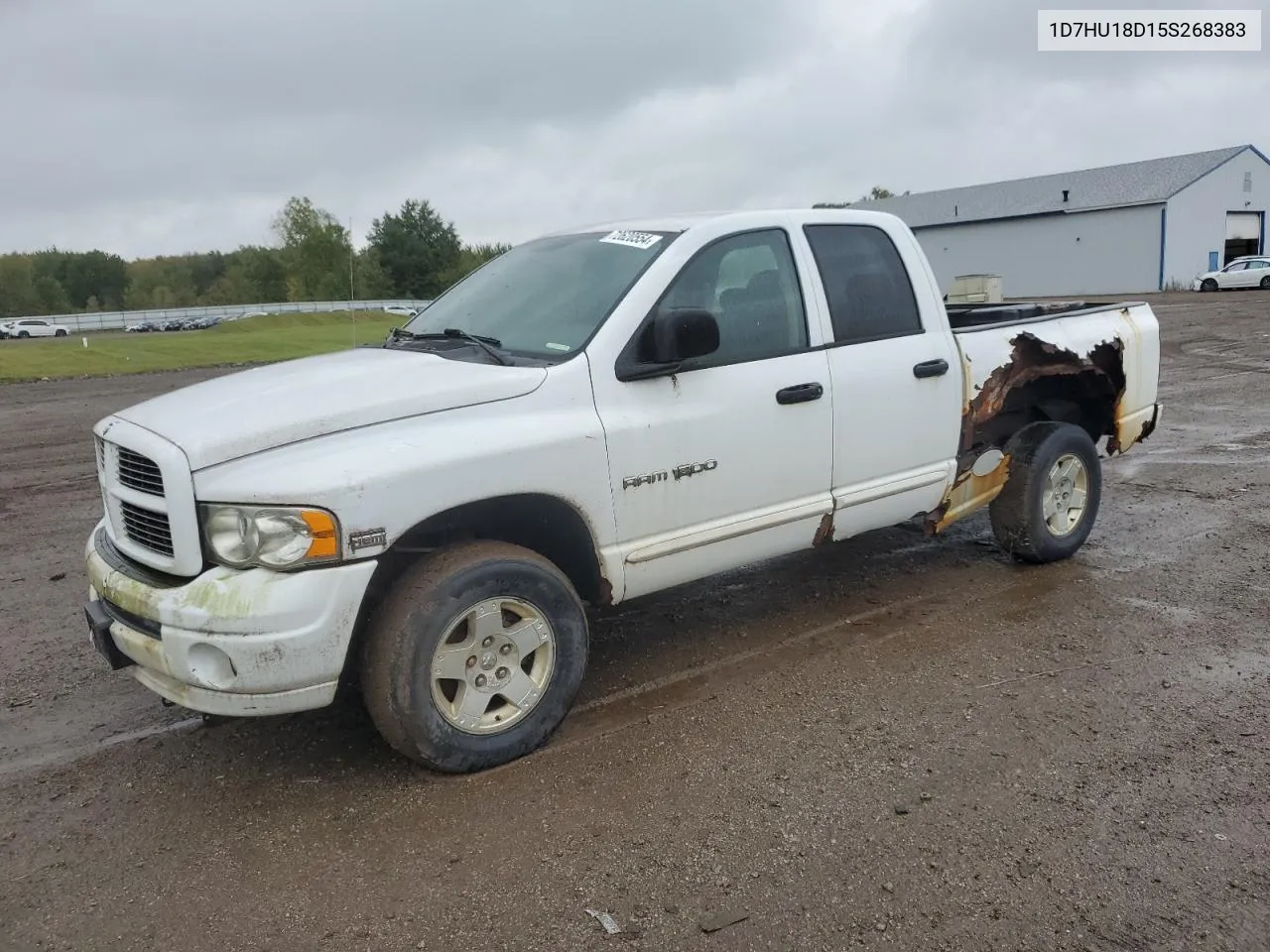 2005 Dodge Ram 1500 St VIN: 1D7HU18D15S268383 Lot: 72620554