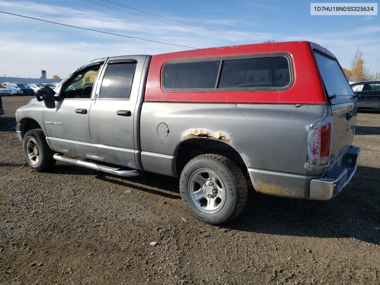 2005 Dodge Ram 1500 St VIN: 1D7HU18N05S325634 Lot: 73149954