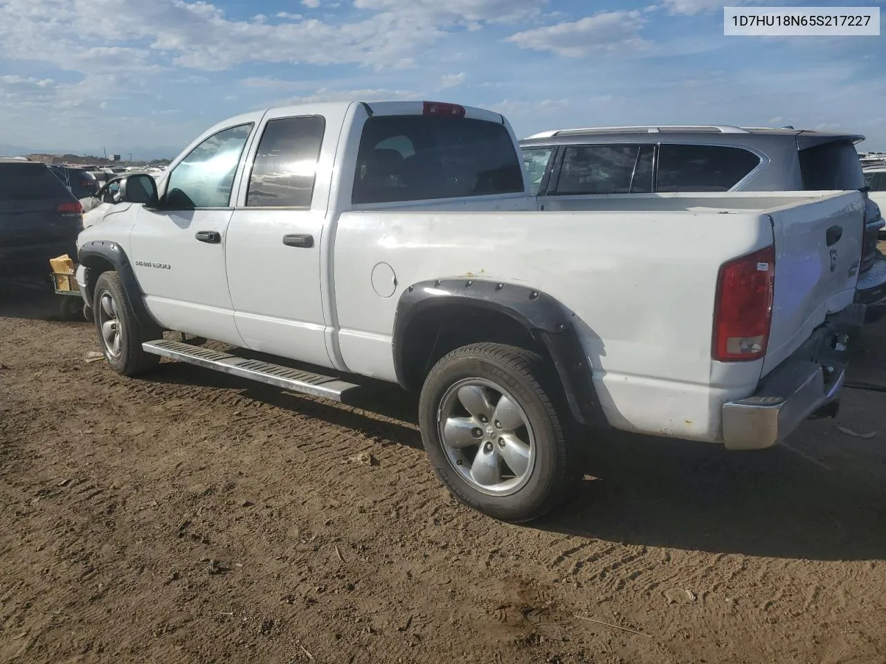 2005 Dodge Ram 1500 St VIN: 1D7HU18N65S217227 Lot: 73221654