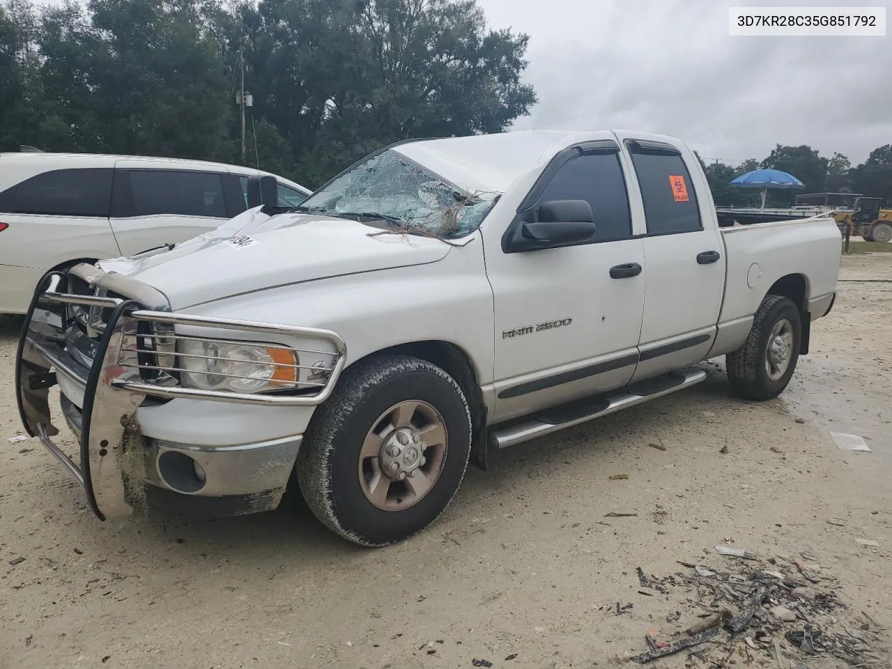 2005 Dodge Ram 2500 St VIN: 3D7KR28C35G851792 Lot: 73366894