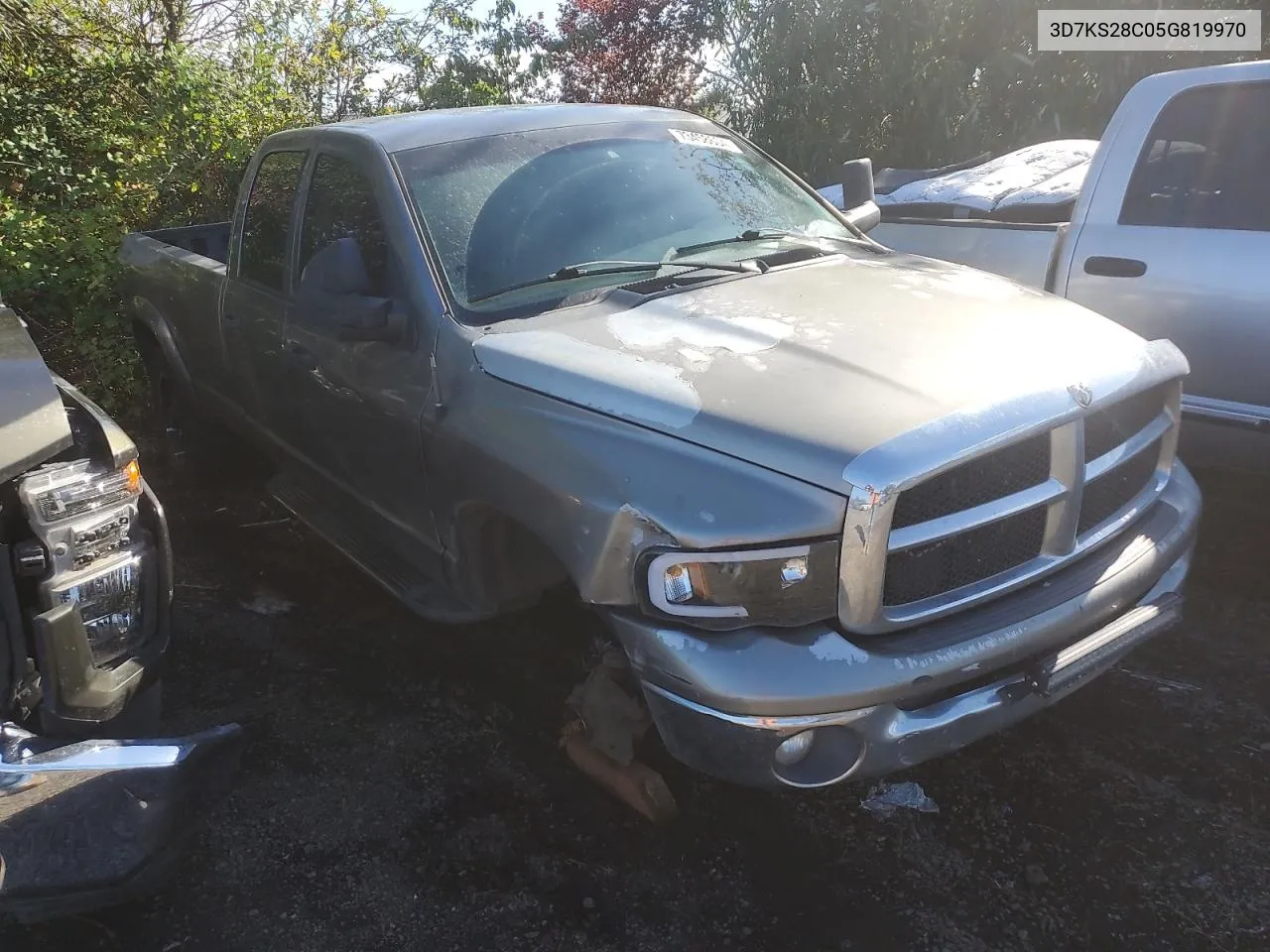 2005 Dodge Ram 2500 St VIN: 3D7KS28C05G819970 Lot: 73458604