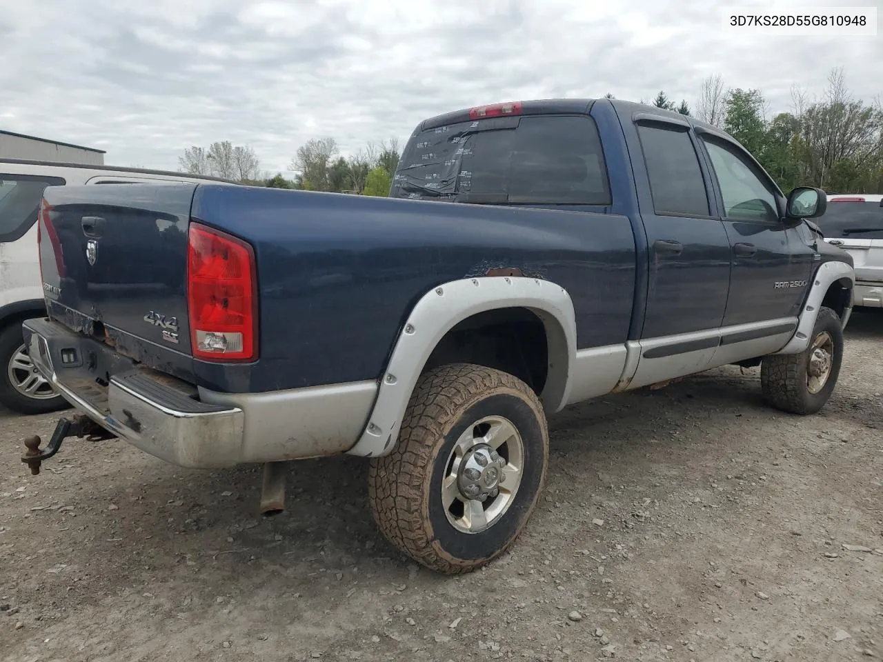 2005 Dodge Ram 2500 St VIN: 3D7KS28D55G810948 Lot: 73830454