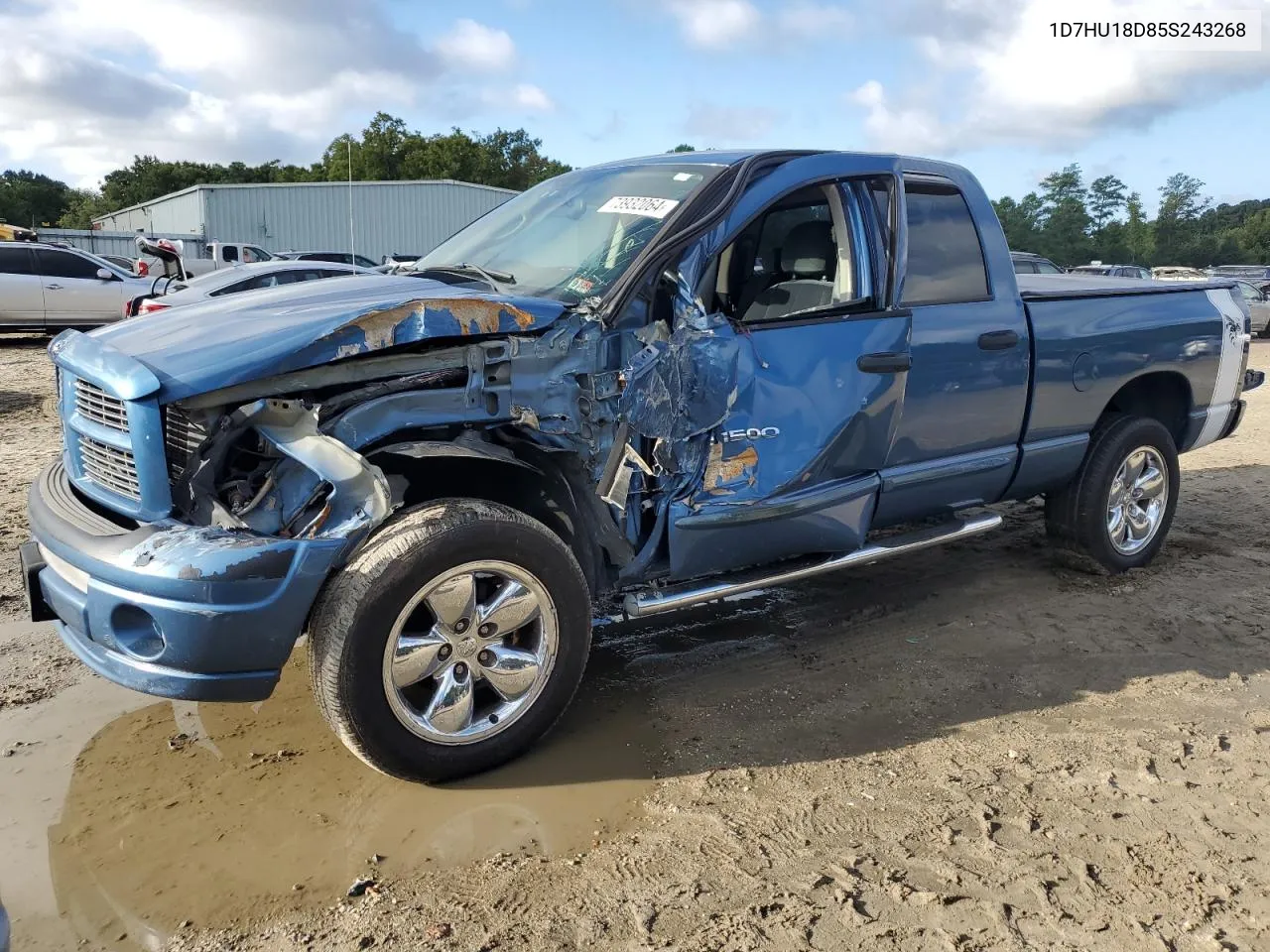 2005 Dodge Ram 1500 St VIN: 1D7HU18D85S243268 Lot: 73932064