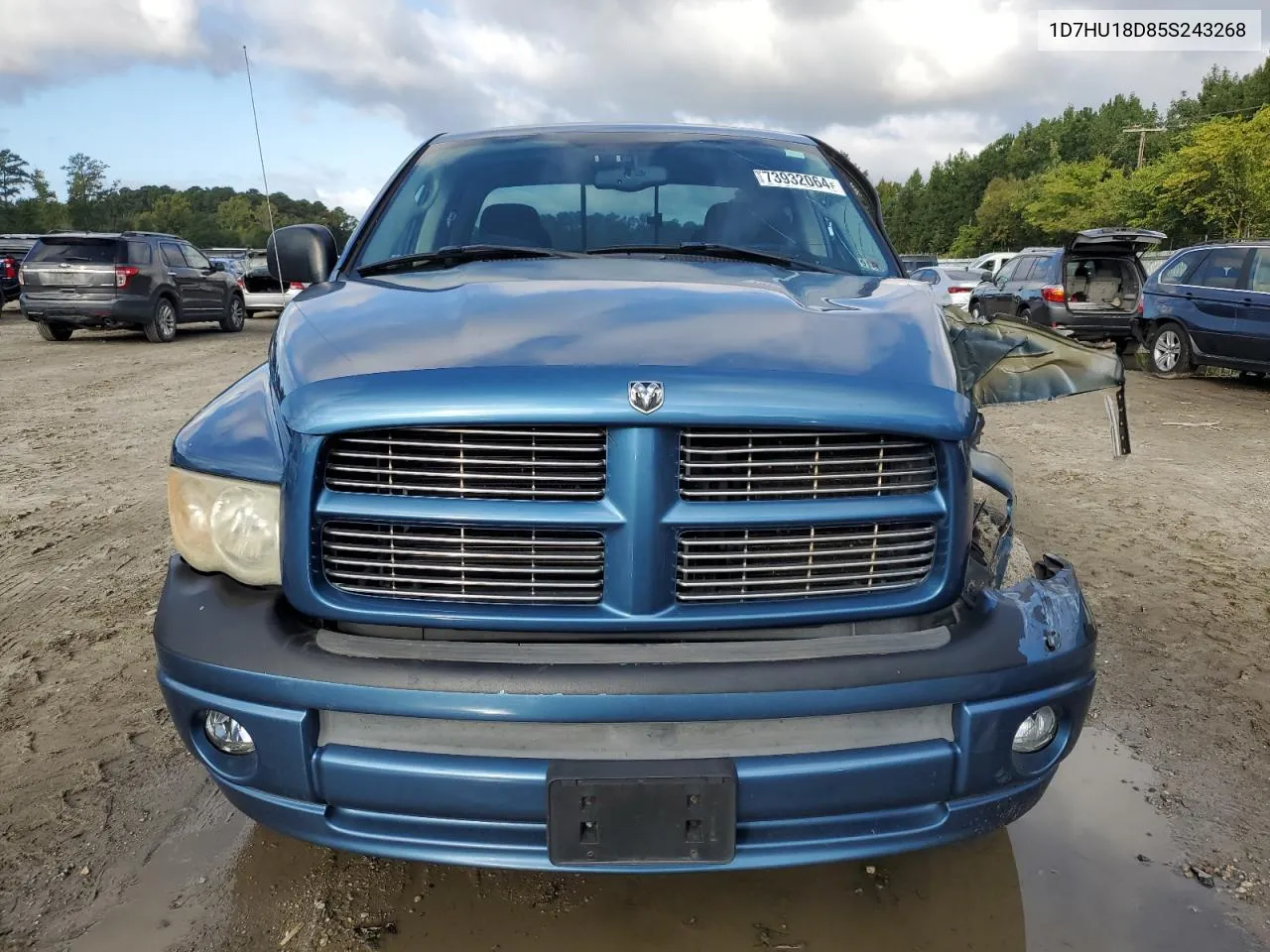 2005 Dodge Ram 1500 St VIN: 1D7HU18D85S243268 Lot: 73932064