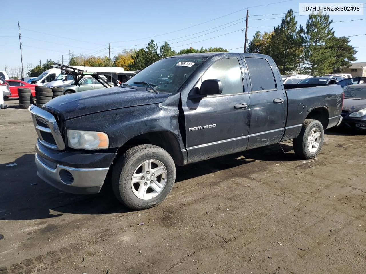 2005 Dodge Ram 1500 St VIN: 1D7HU18N25S302498 Lot: 73951314