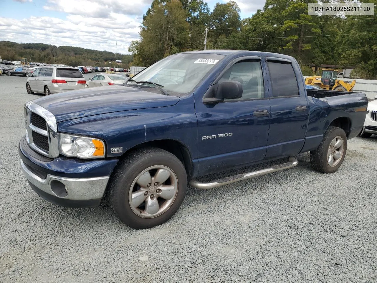 2005 Dodge Ram 1500 St VIN: 1D7HA18D25S211120 Lot: 73953074