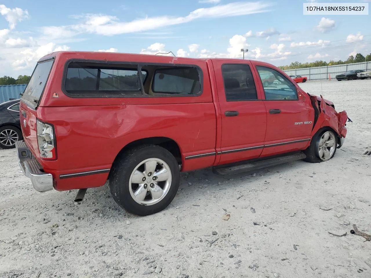 2005 Dodge Ram 1500 St VIN: 1D7HA18NX5S154237 Lot: 73997244