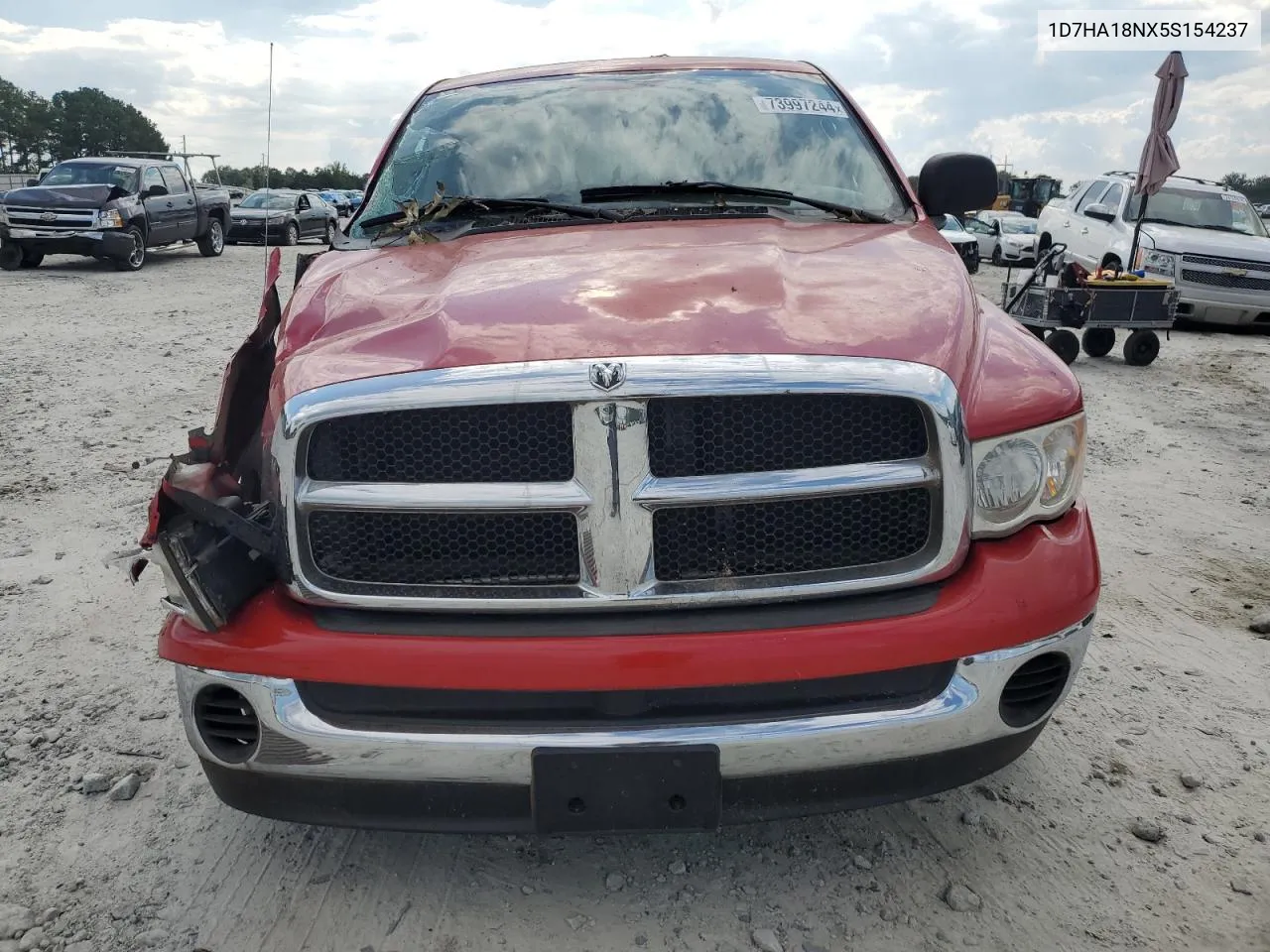 2005 Dodge Ram 1500 St VIN: 1D7HA18NX5S154237 Lot: 73997244