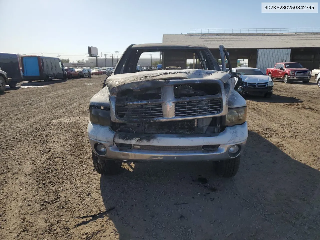 2005 Dodge Ram 2500 St VIN: 3D7KS28C25G842795 Lot: 74001034