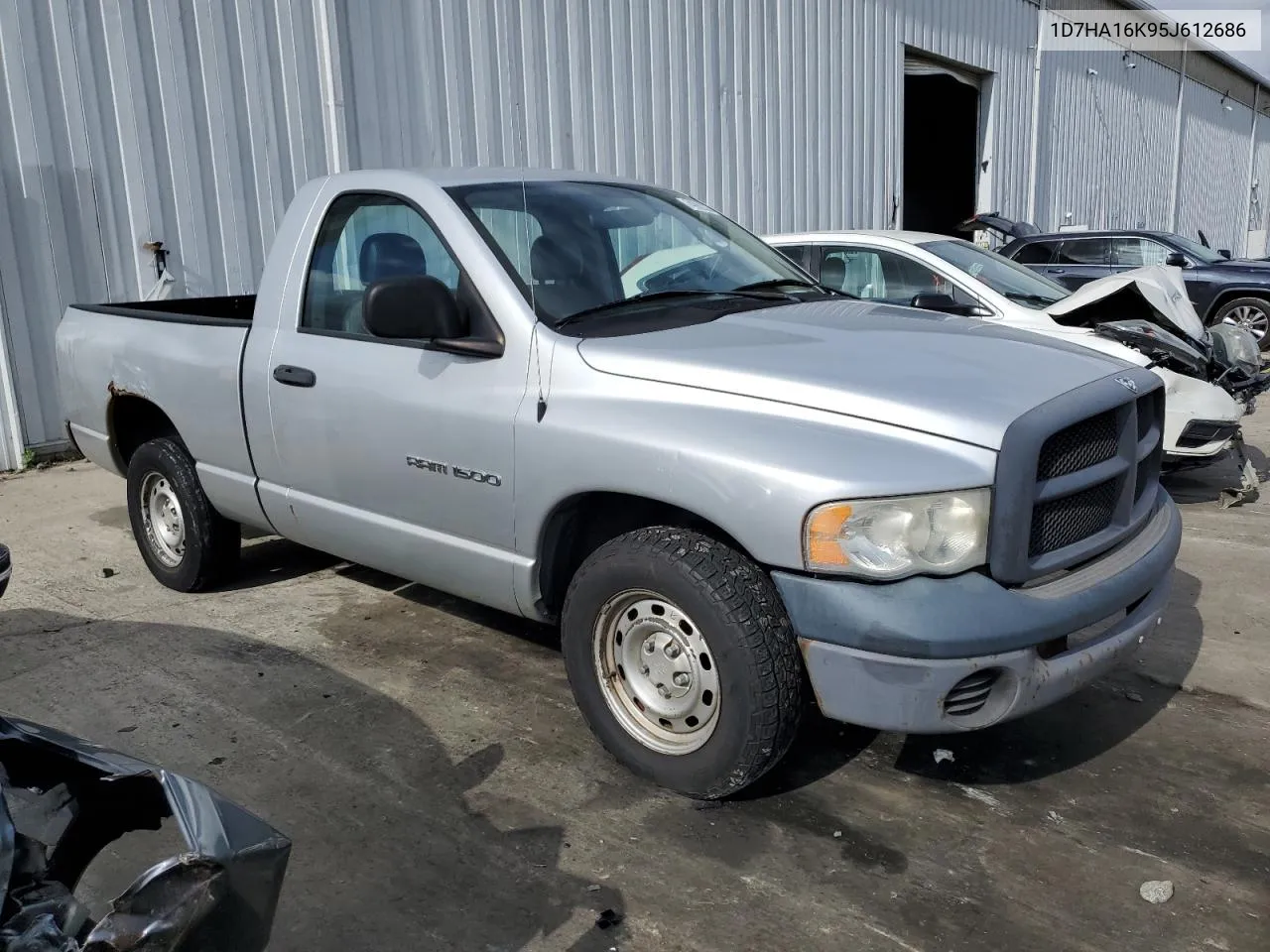 2005 Dodge Ram 1500 St VIN: 1D7HA16K95J612686 Lot: 74062334