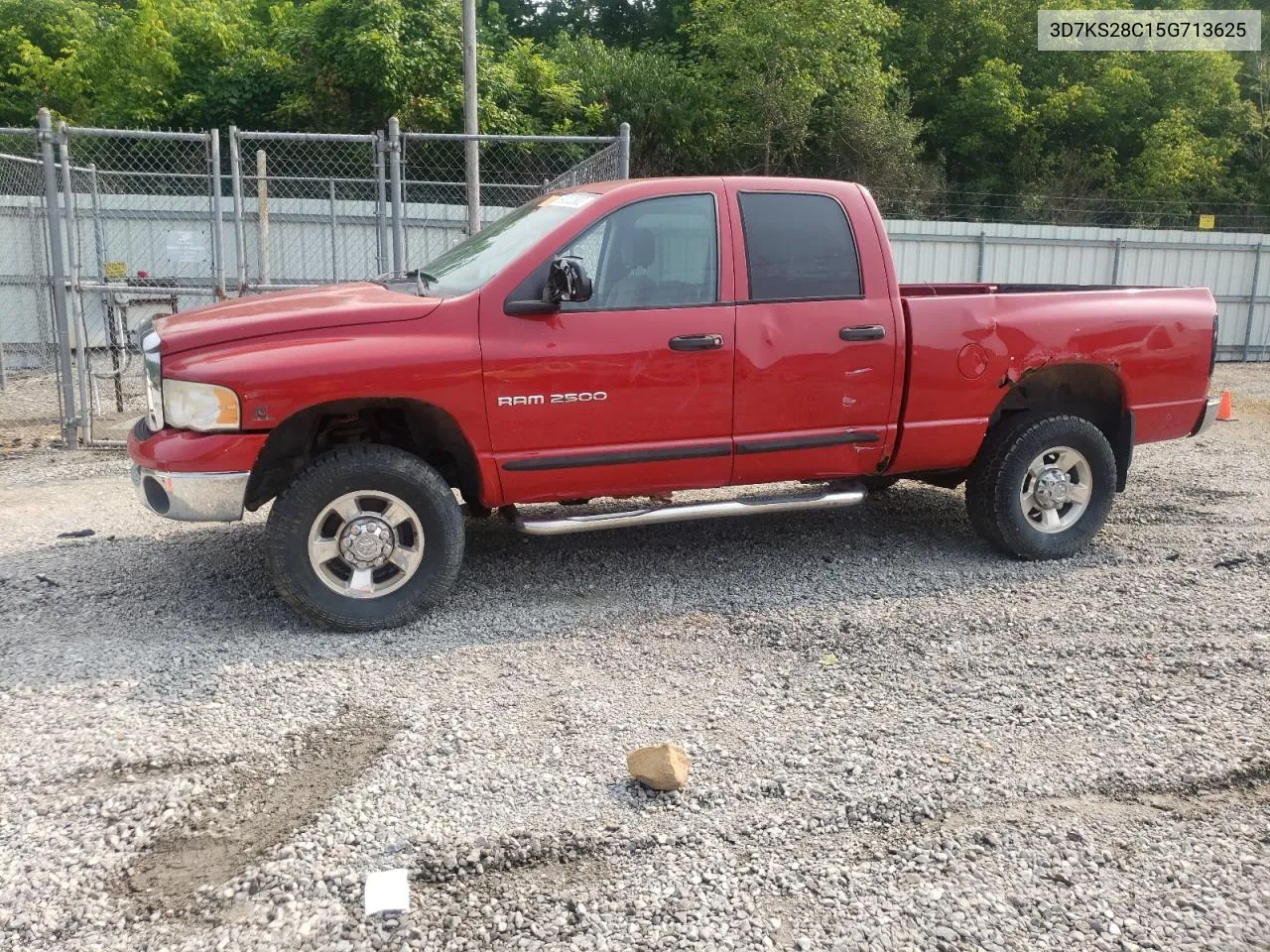 2005 Dodge Ram 2500 St VIN: 3D7KS28C15G713625 Lot: 74207464