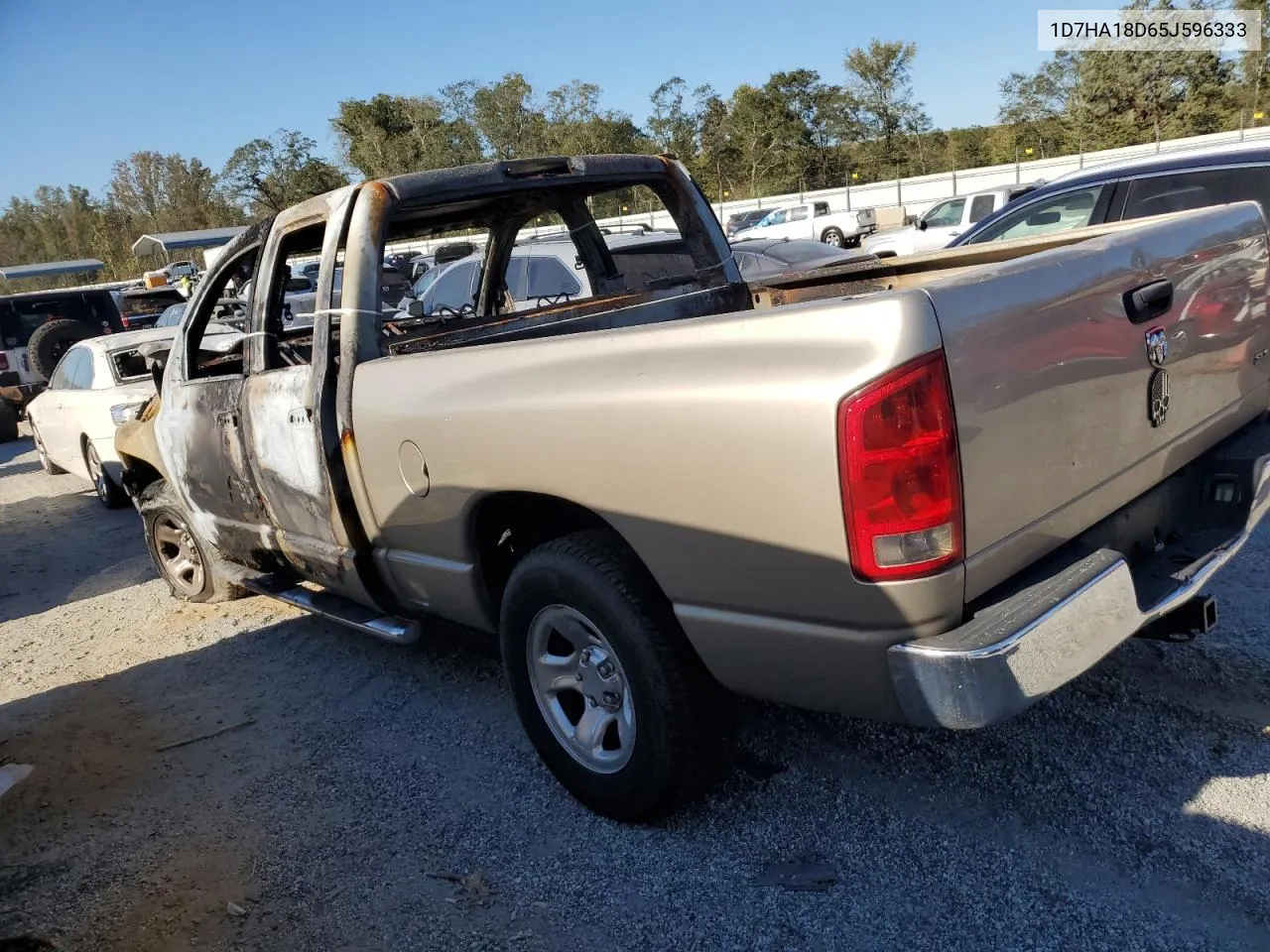 2005 Dodge Ram 1500 St VIN: 1D7HA18D65J596333 Lot: 74298024