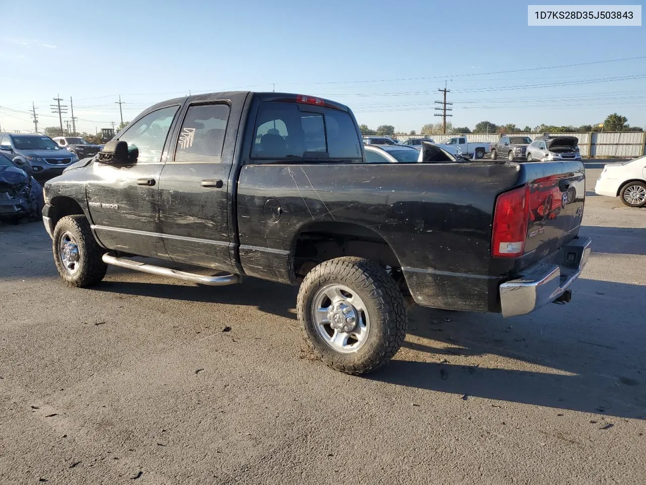 2005 Dodge Ram 2500 St VIN: 1D7KS28D35J503843 Lot: 74474644