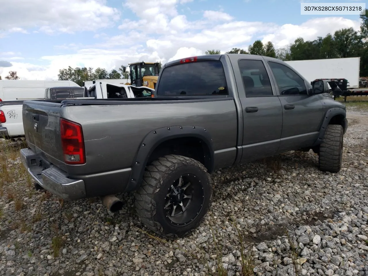 2005 Dodge Ram 2500 St VIN: 3D7KS28CX5G713218 Lot: 74543564