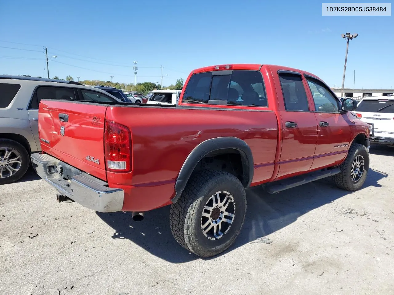 2005 Dodge Ram 2500 St VIN: 1D7KS28D05J538484 Lot: 74575044