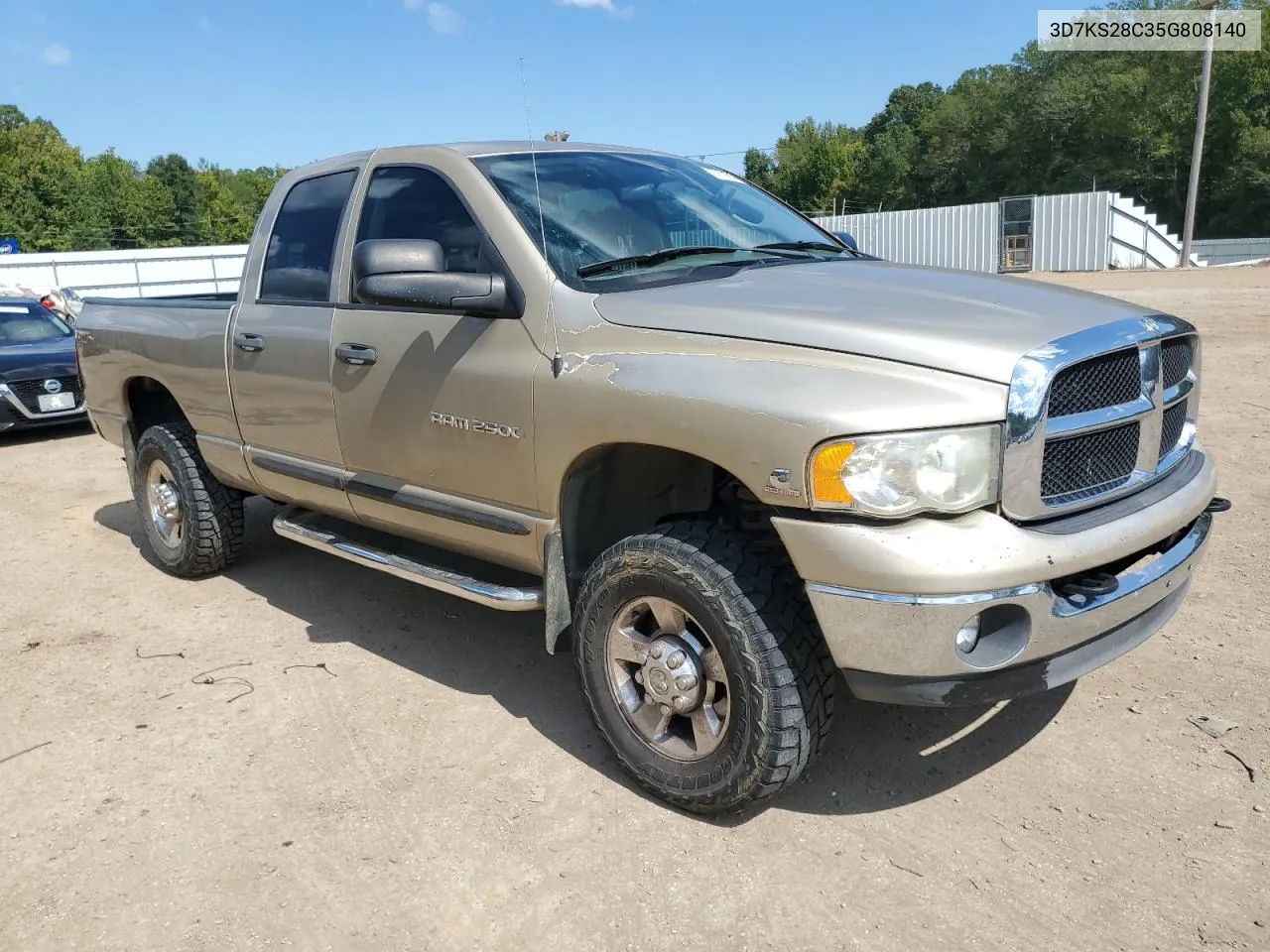 2005 Dodge Ram 2500 St VIN: 3D7KS28C35G808140 Lot: 74575324