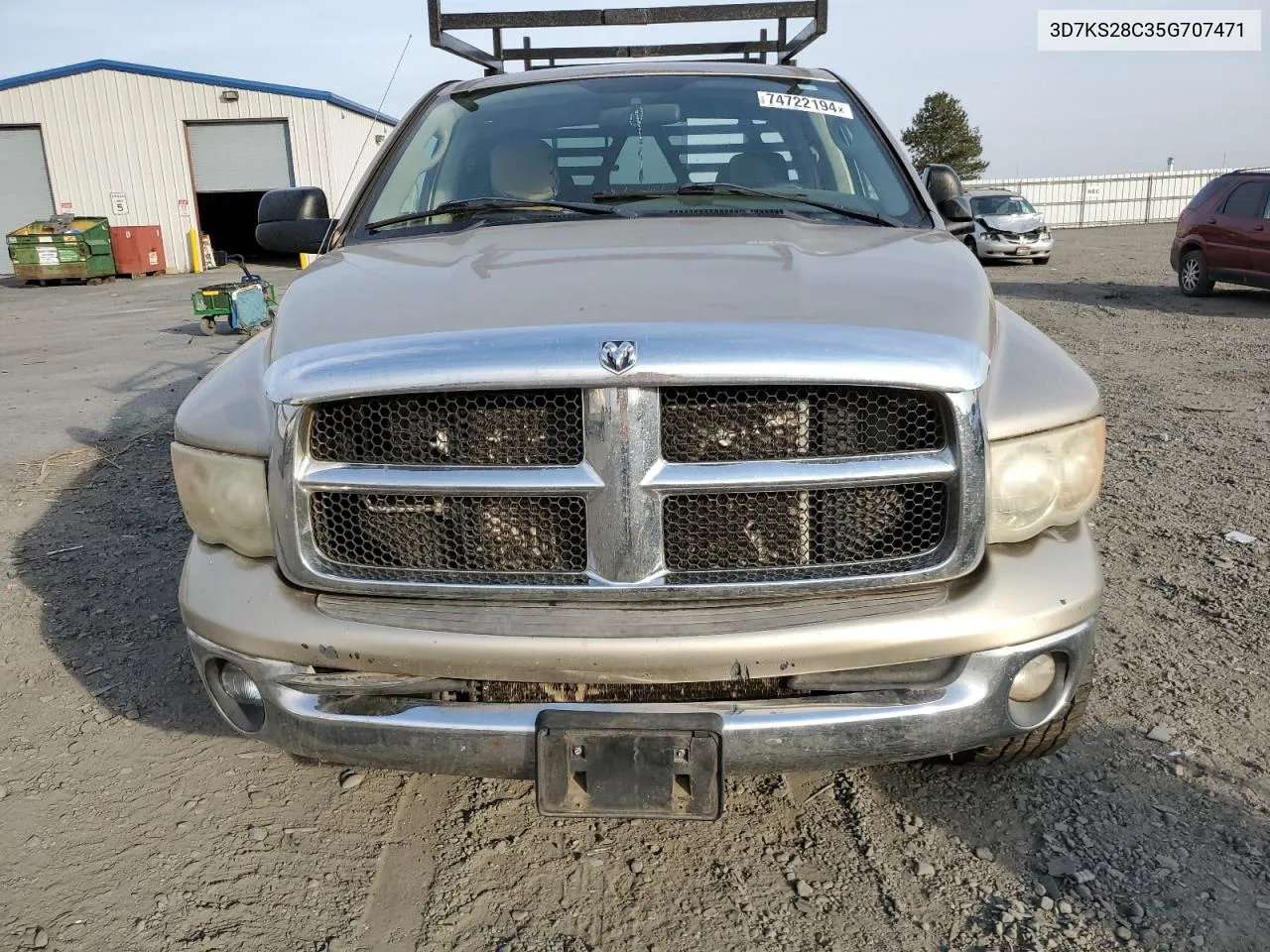 2005 Dodge Ram 2500 St VIN: 3D7KS28C35G707471 Lot: 74722194