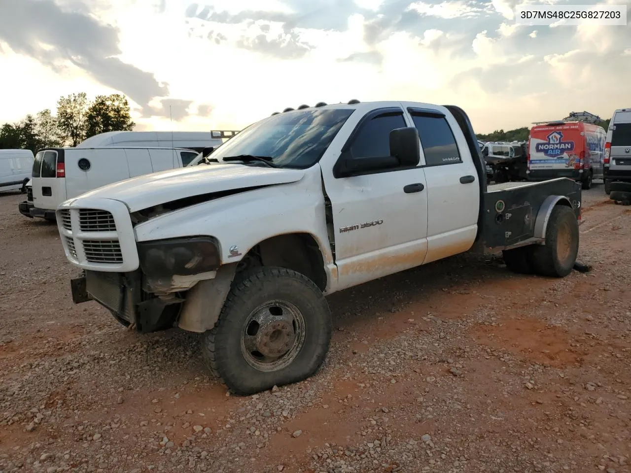 2005 Dodge Ram 3500 St VIN: 3D7MS48C25G827203 Lot: 75246904