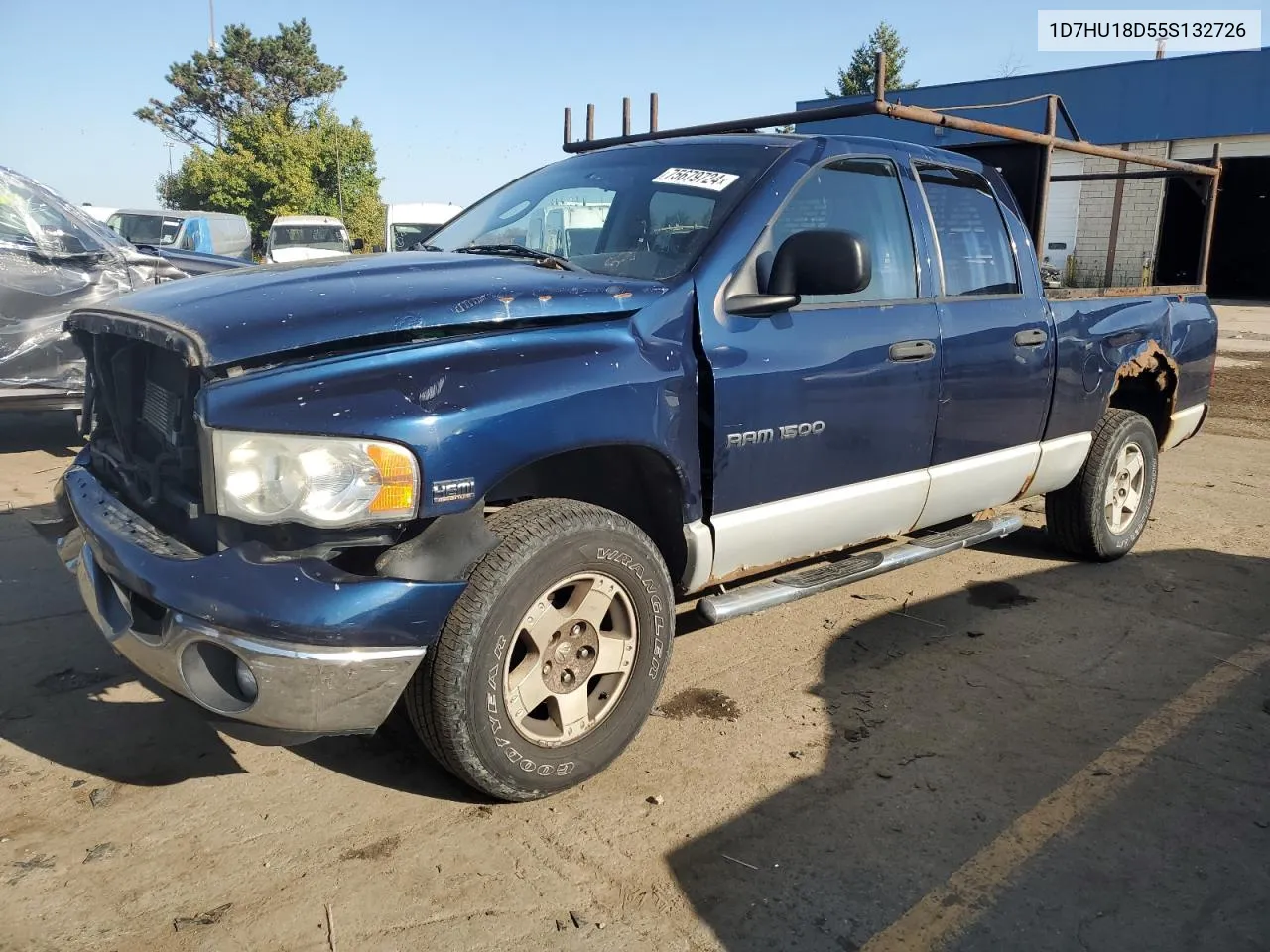 2005 Dodge Ram 1500 St VIN: 1D7HU18D55S132726 Lot: 75679724