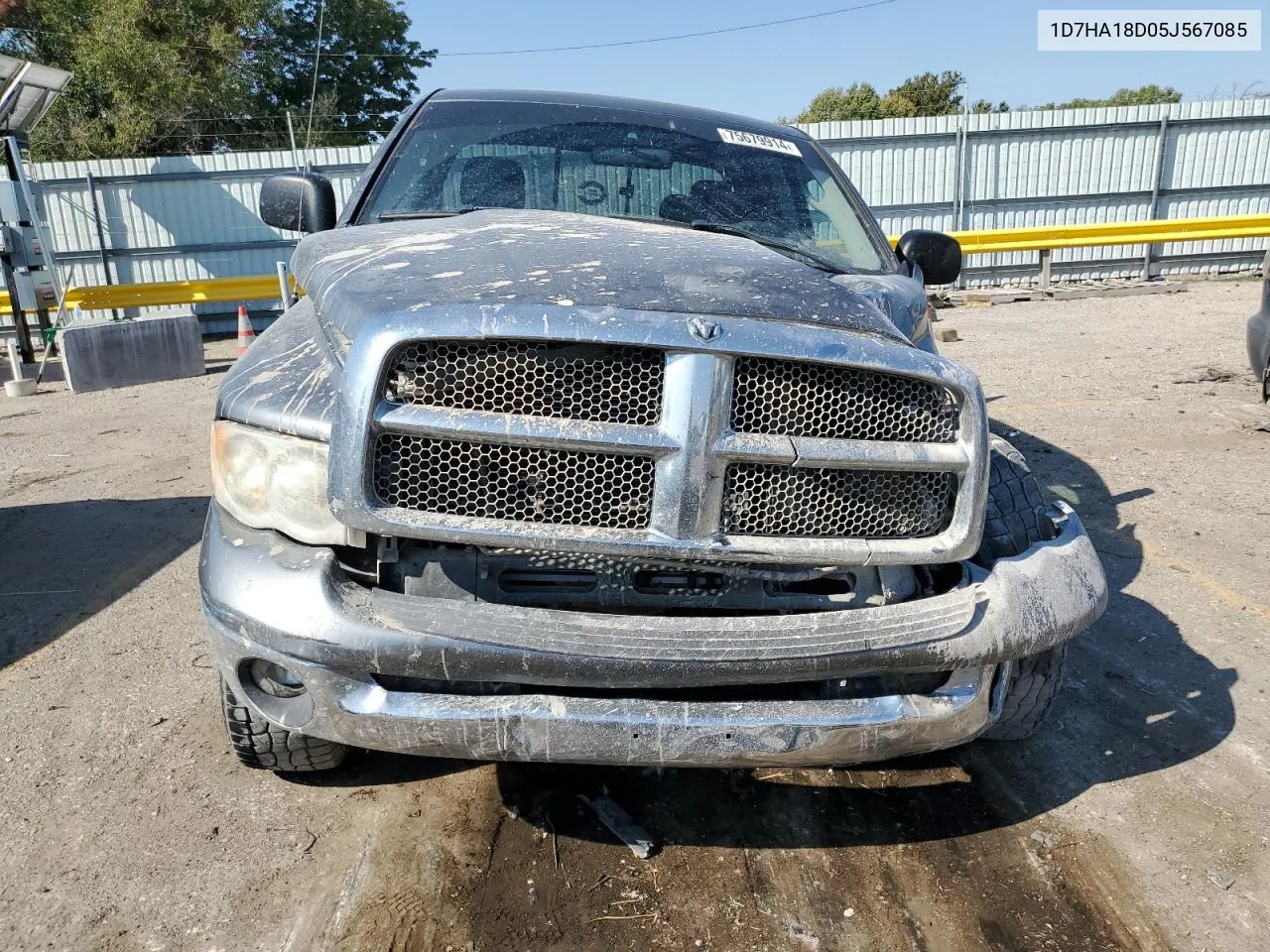 2005 Dodge Ram 1500 St VIN: 1D7HA18D05J567085 Lot: 75679914