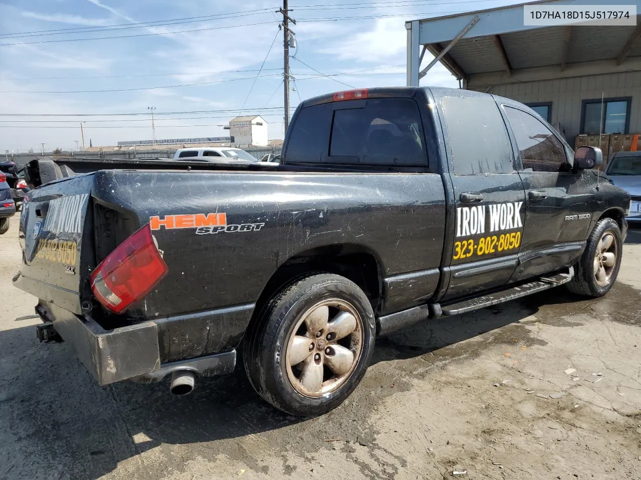 2005 Dodge Ram 1500 St VIN: 1D7HA18D15J517974 Lot: 75689894