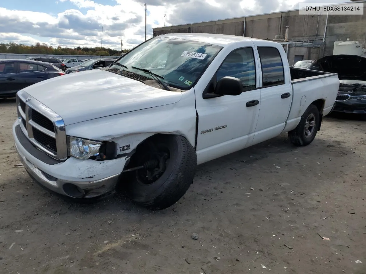 2005 Dodge Ram 1500 St VIN: 1D7HU18DX5S134214 Lot: 75946154