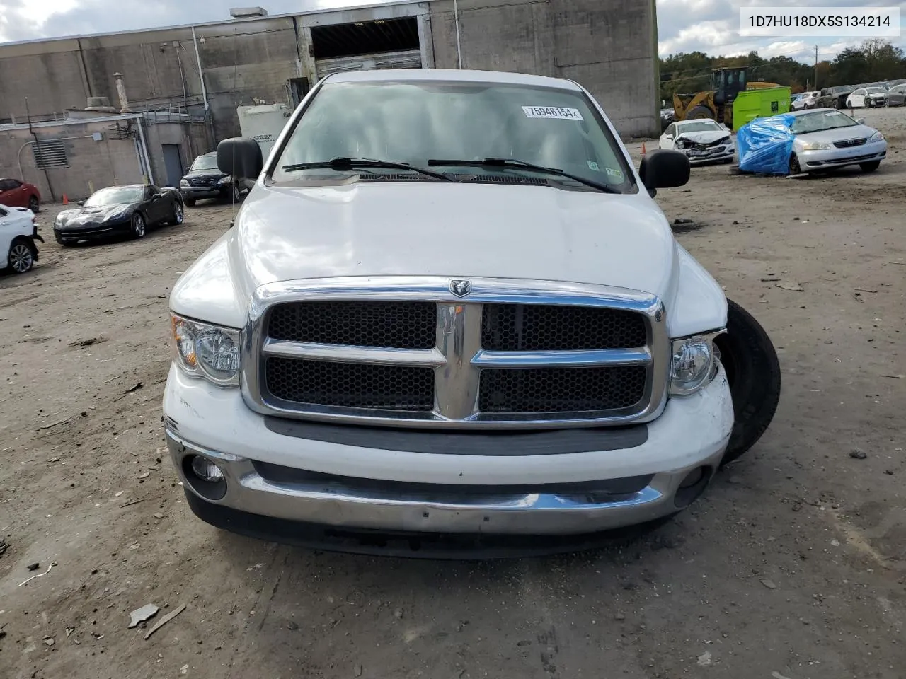 2005 Dodge Ram 1500 St VIN: 1D7HU18DX5S134214 Lot: 75946154