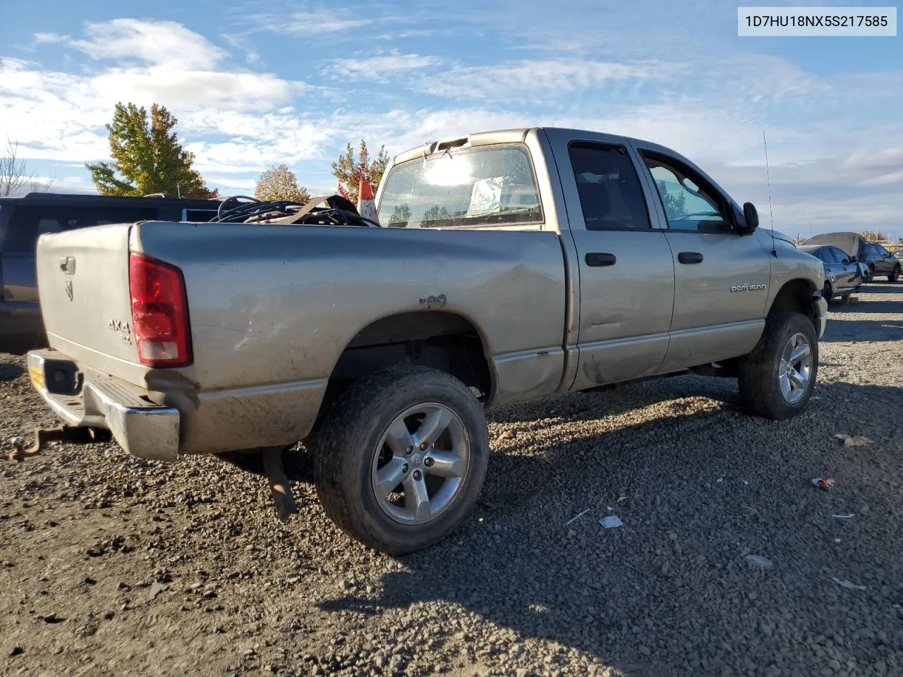 2005 Dodge Ram 1500 St VIN: 1D7HU18NX5S217585 Lot: 76047974