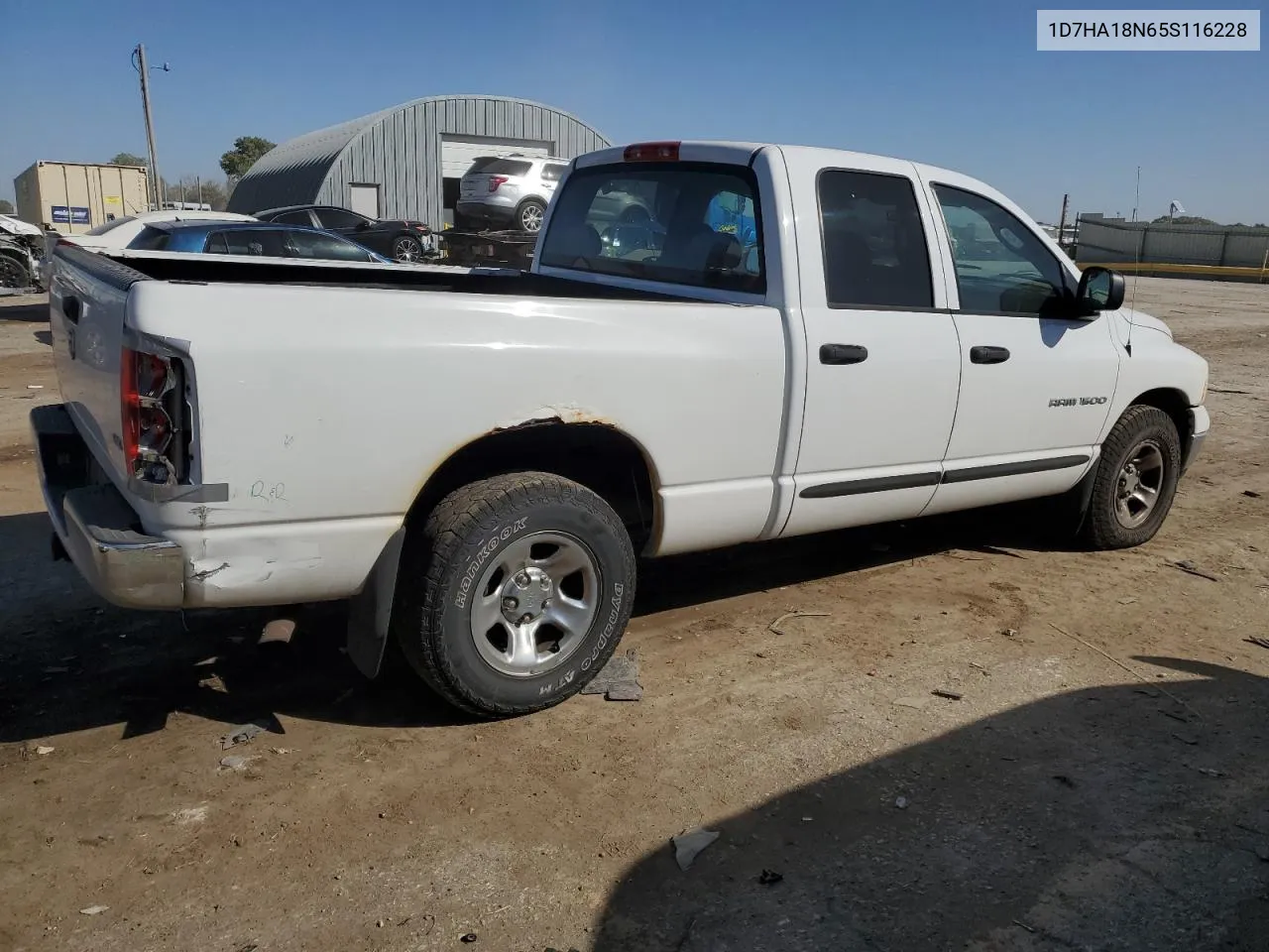 2005 Dodge Ram 1500 St VIN: 1D7HA18N65S116228 Lot: 76094244