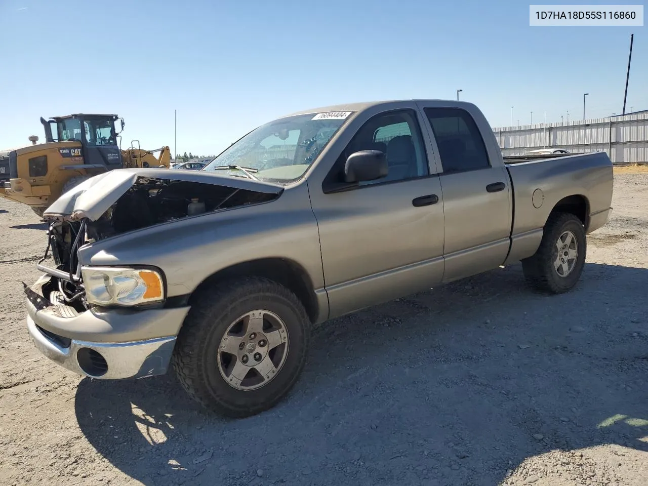 2005 Dodge Ram 1500 St VIN: 1D7HA18D55S116860 Lot: 76094404