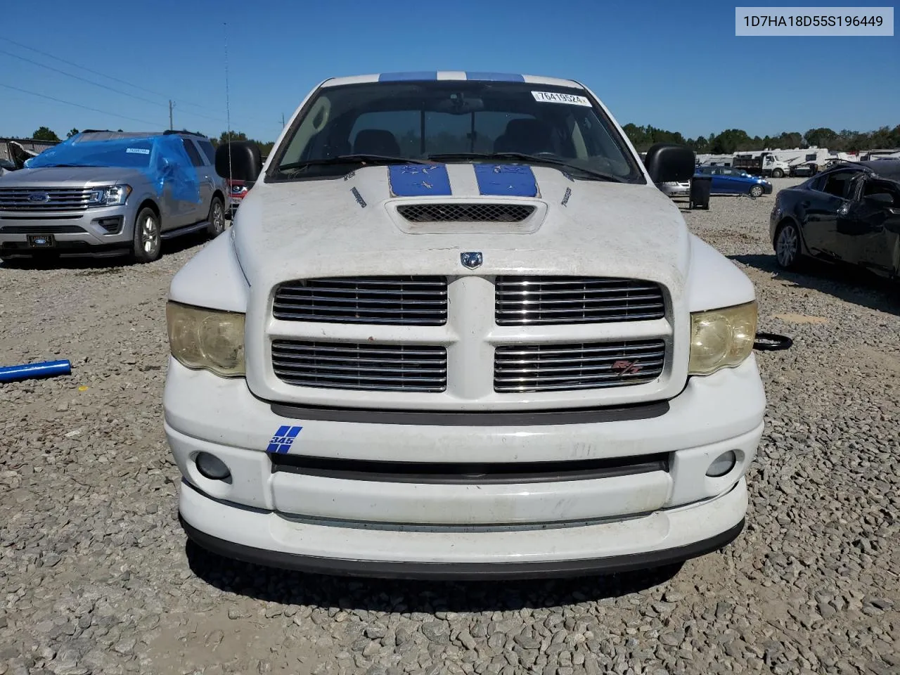 2005 Dodge Ram 1500 St VIN: 1D7HA18D55S196449 Lot: 76419524