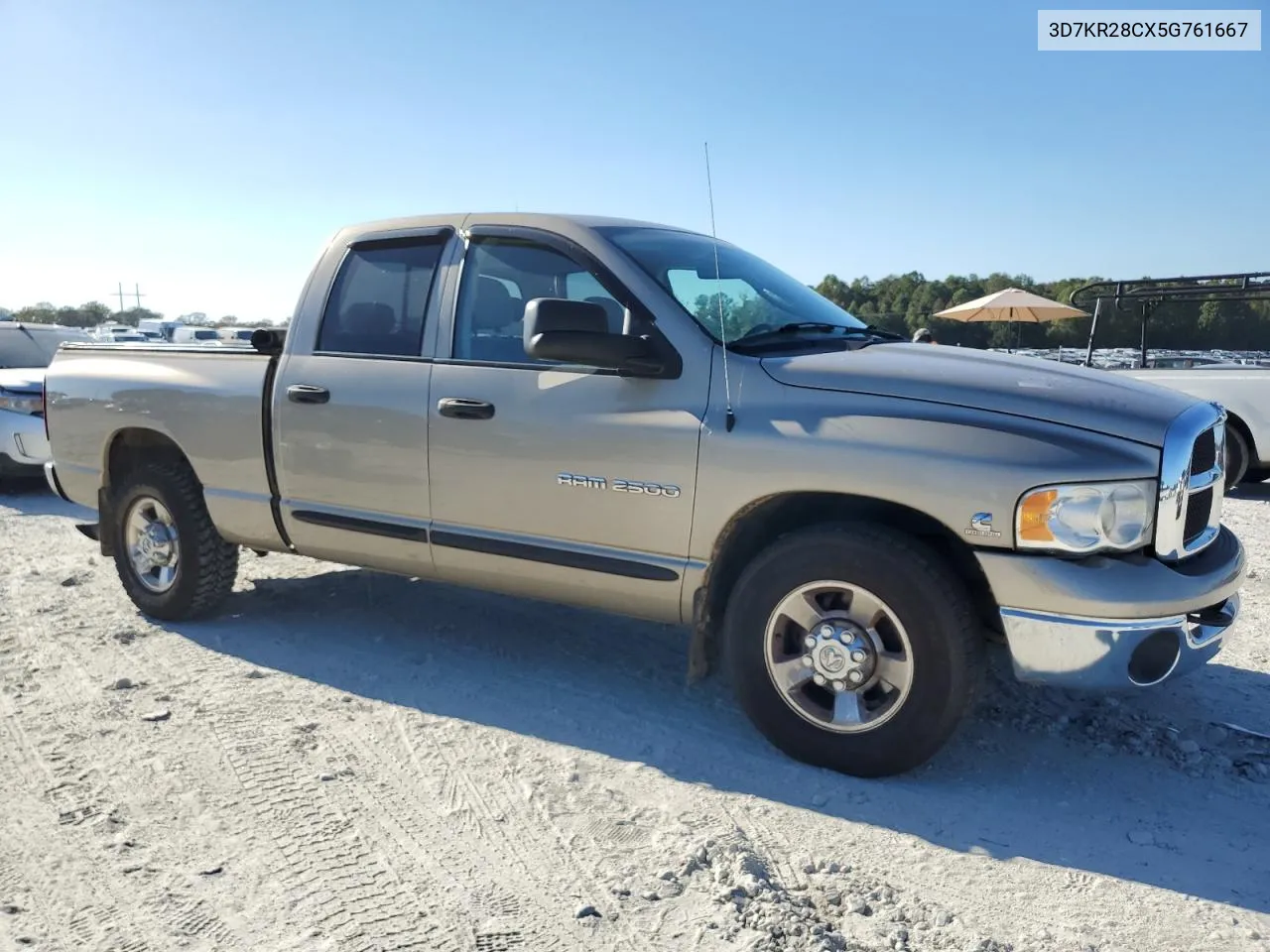 2005 Dodge Ram 2500 St VIN: 3D7KR28CX5G761667 Lot: 76570034