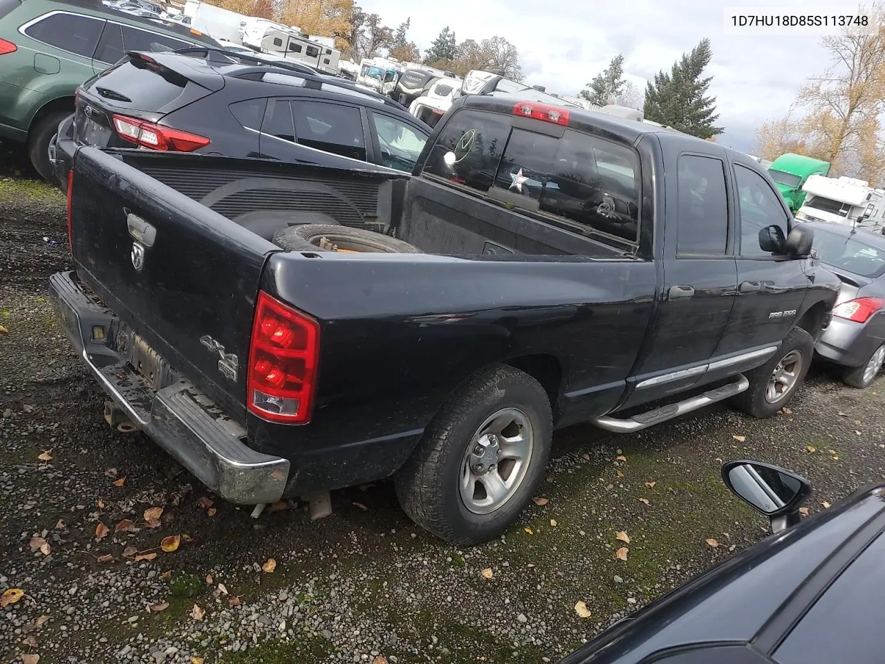 2005 Dodge Ram 1500 St VIN: 1D7HU18D85S113748 Lot: 76900174