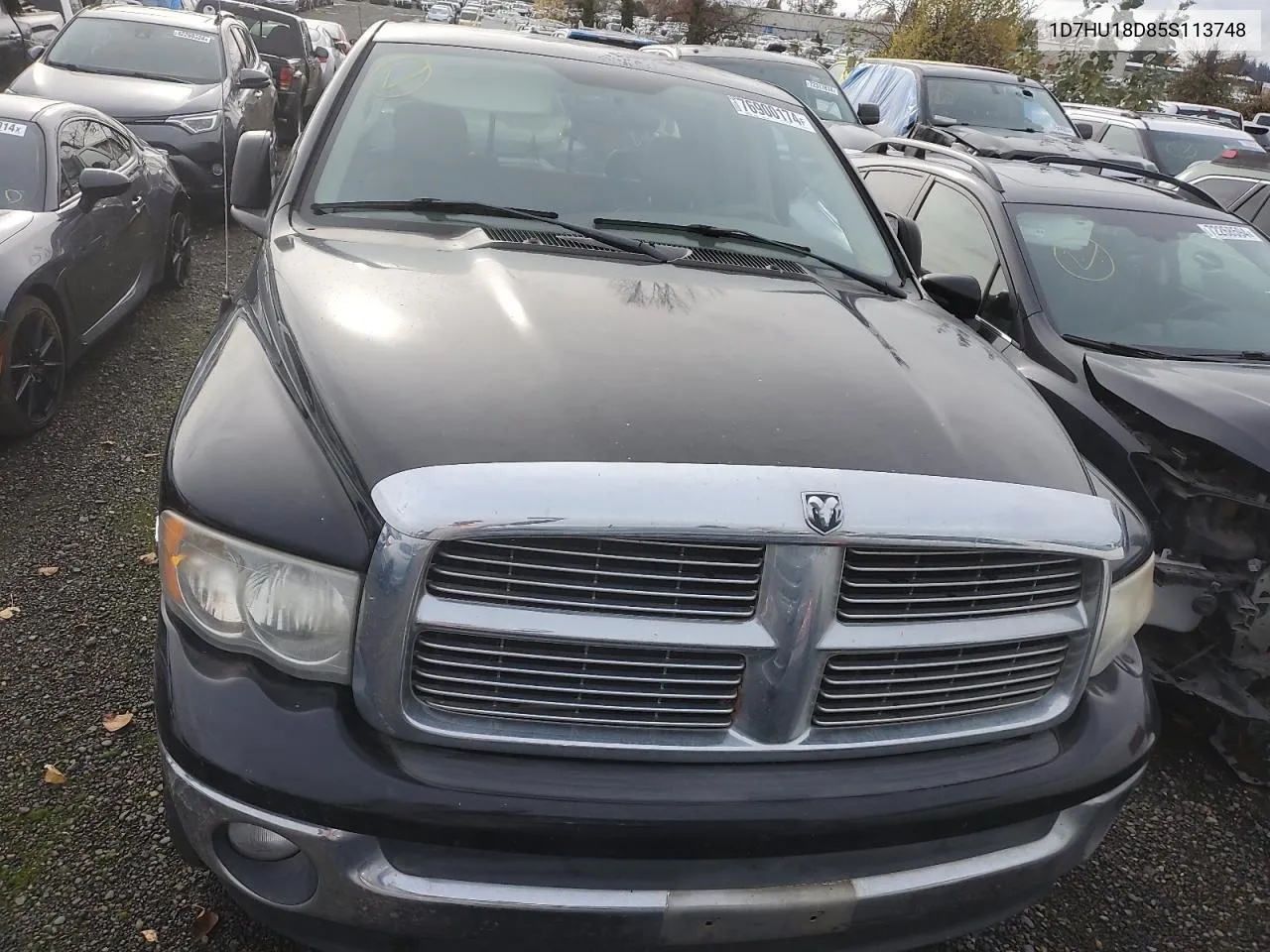 2005 Dodge Ram 1500 St VIN: 1D7HU18D85S113748 Lot: 76900174