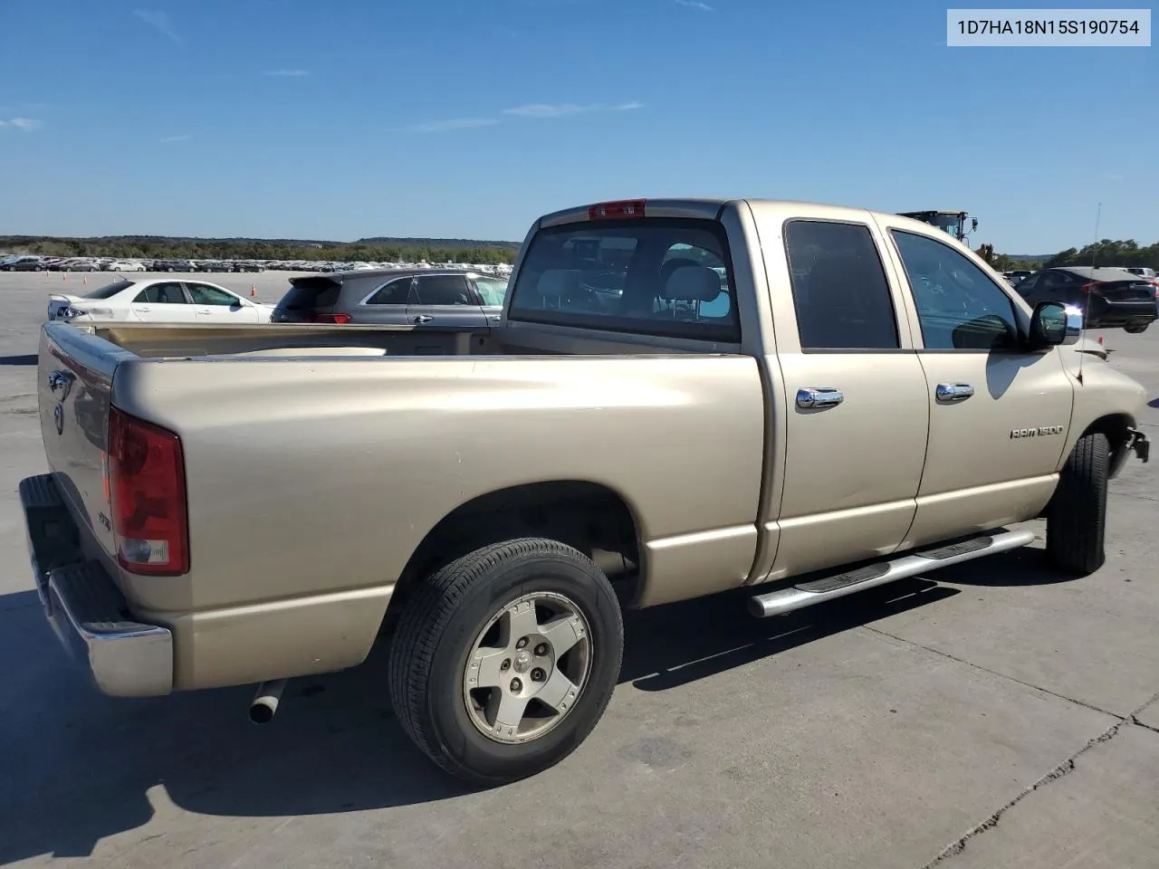 2005 Dodge Ram 1500 St VIN: 1D7HA18N15S190754 Lot: 77034354