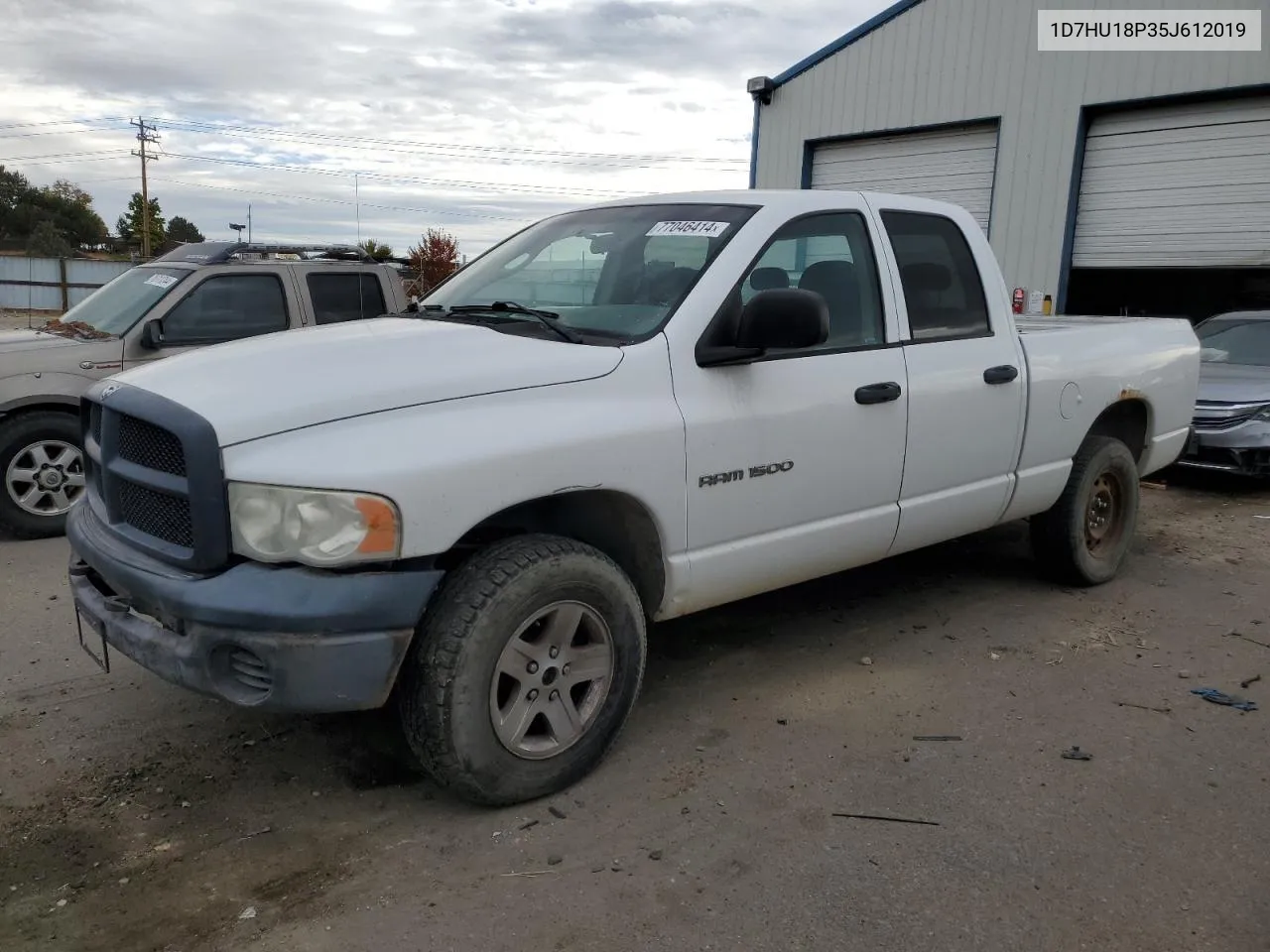 2005 Dodge Ram 1500 St VIN: 1D7HU18P35J612019 Lot: 77046414