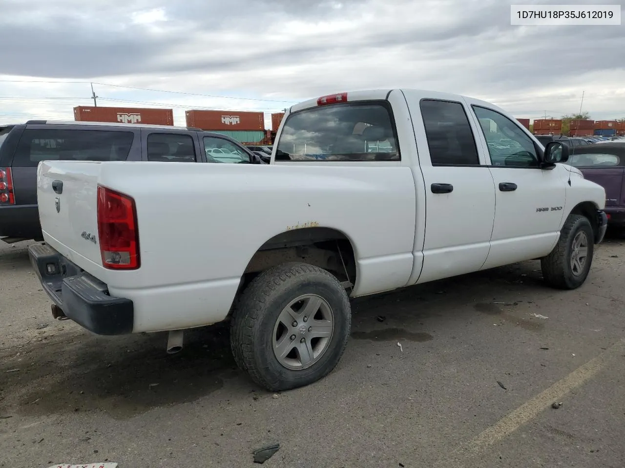 2005 Dodge Ram 1500 St VIN: 1D7HU18P35J612019 Lot: 77046414