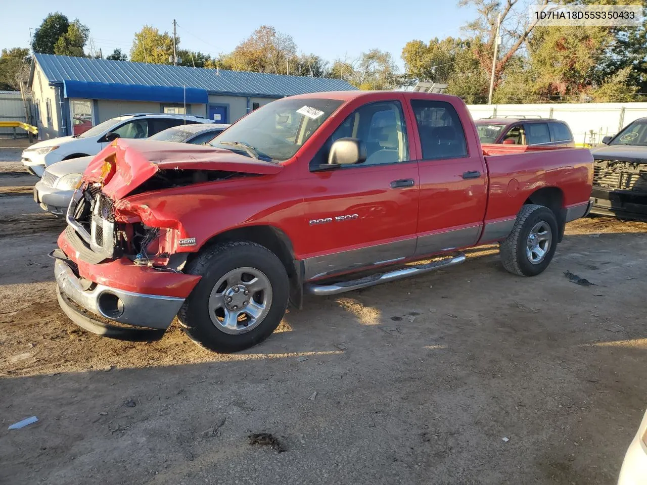 2005 Dodge Ram 1500 St VIN: 1D7HA18D55S350433 Lot: 77143764