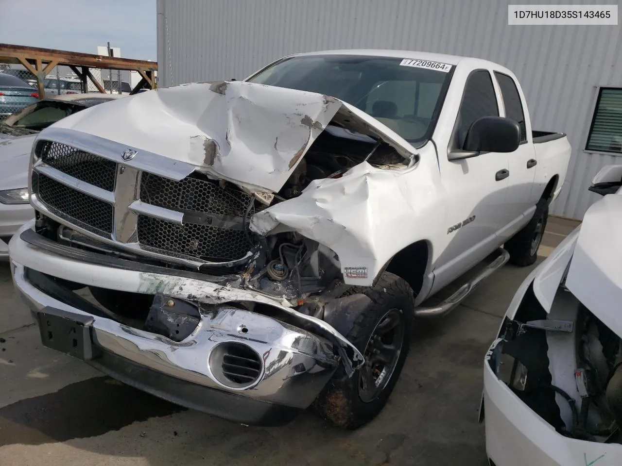 2005 Dodge Ram 1500 St VIN: 1D7HU18D35S143465 Lot: 77209664