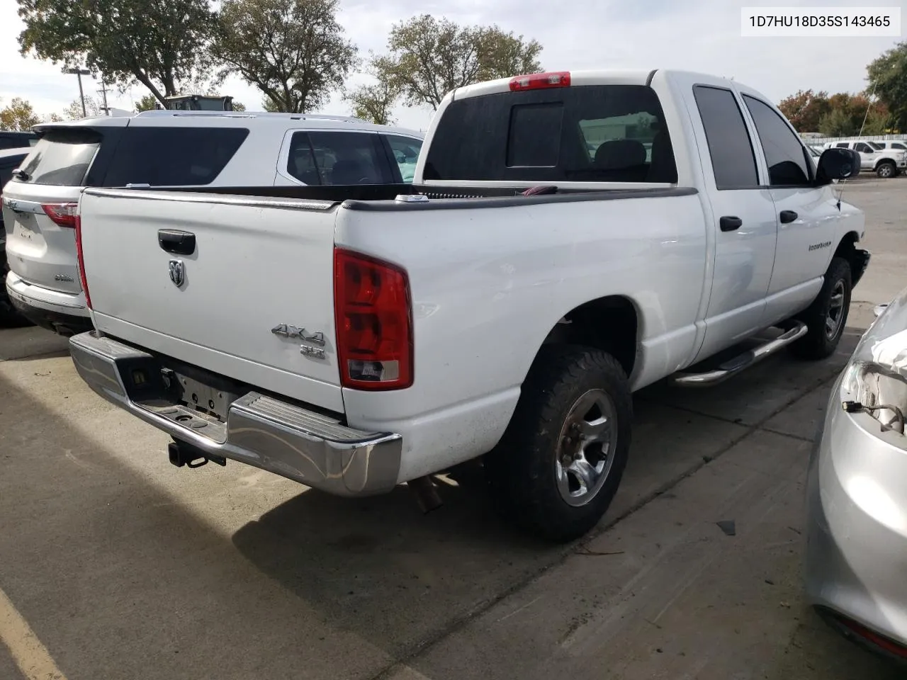 2005 Dodge Ram 1500 St VIN: 1D7HU18D35S143465 Lot: 77209664