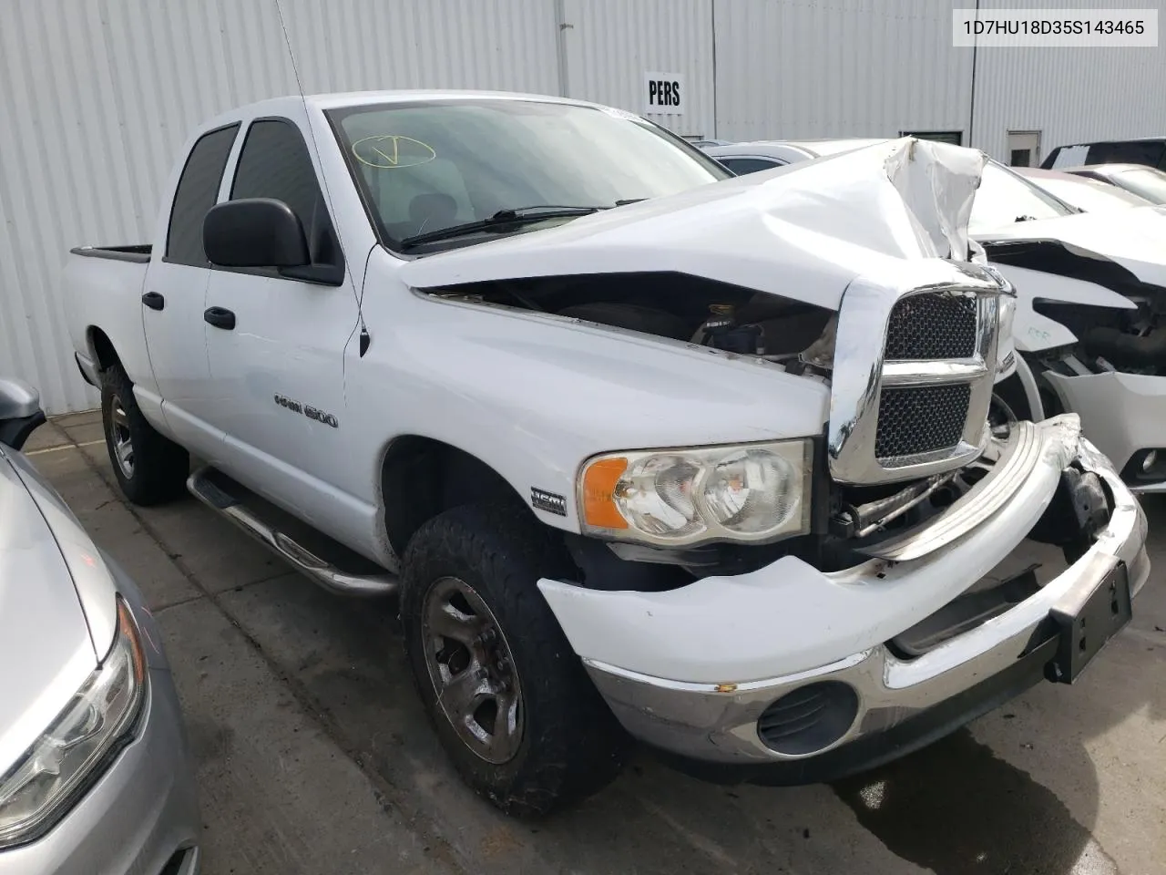 2005 Dodge Ram 1500 St VIN: 1D7HU18D35S143465 Lot: 77209664