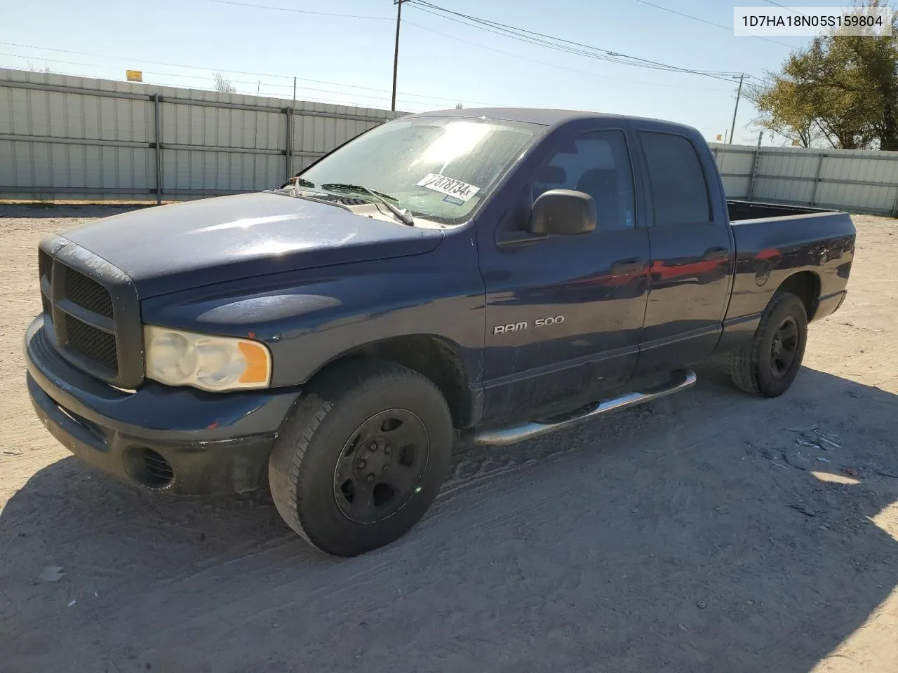 2005 Dodge Ram 1500 St VIN: 1D7HA18N05S159804 Lot: 77878734