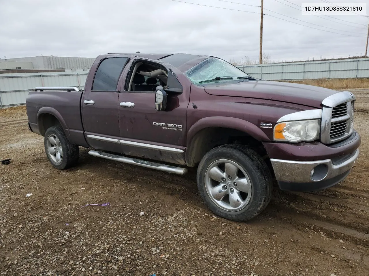 2005 Dodge Ram 1500 St VIN: 1D7HU18D85S321810 Lot: 78014414